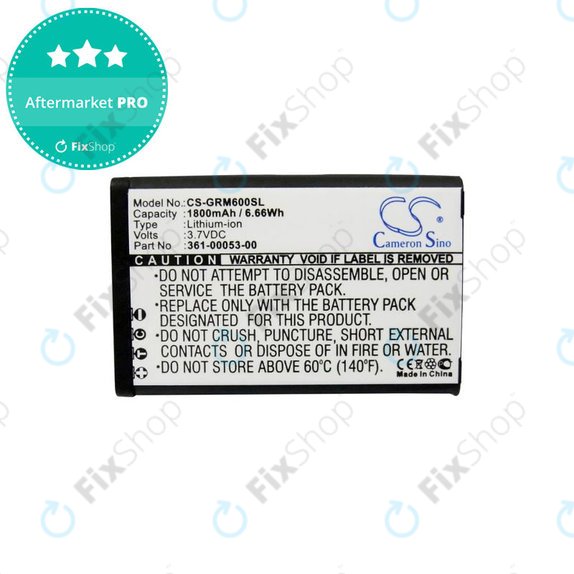 Bateria do Garmin Alpha 200, Montana 600t Camo, 1800mAh, Li-Ion, 3.7V, 361-00053-00, HQ