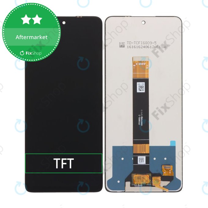 Wyświetlacz do TCL 40 NxtPaper, T612B, Ekran dotykowy bez ramki, TFT