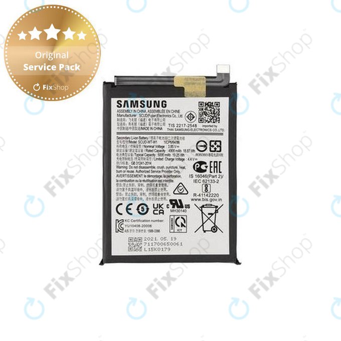 Bateria do Samsung A22 5G A226B, EB-BA226ABY, SCUD-WT-W1 5000mAh, GH81-20698A, Genuine Service Pack