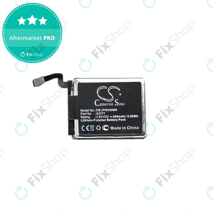 Bateria dla Apple Watch 5 40 mm, 240mAh, Li-Pol, 3.82 V, A2277, HQ