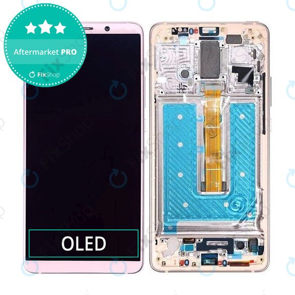 Wyświetlacz OLED do Huawei Mate 10 Pro, Ekran dotykowy z ramką, Pink Gold