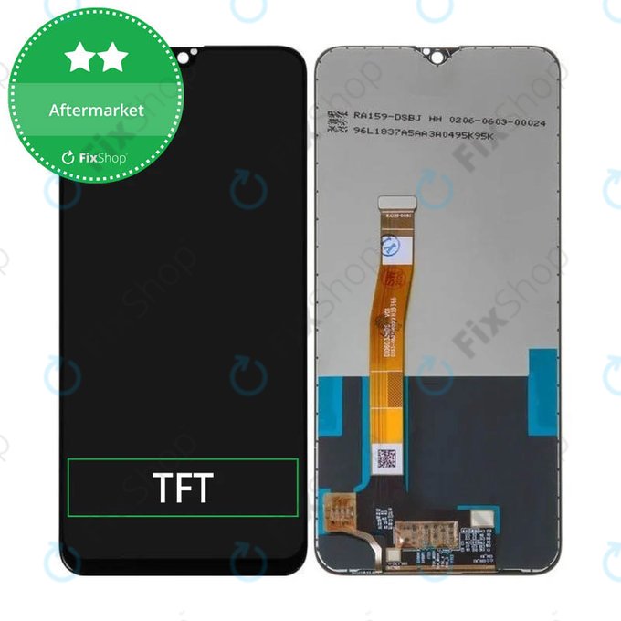 Wyświetlacz do Realme 5 Pro, Ekran dotykowy bez ramki, TFT