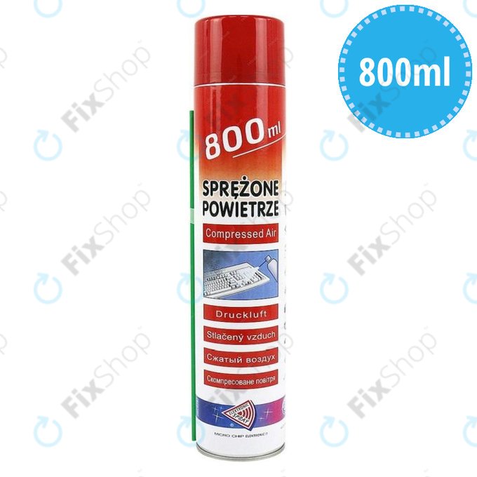 Sprezony odpylacz powietrza (Flammable), 800ml do Micro Chip Electronic