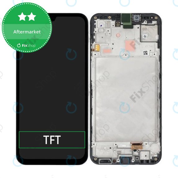 Wyświetlacz do Samsung A15 4G, A15 5G A156B, Ekran dotykowy z ramką, Czarny, Black, TFT