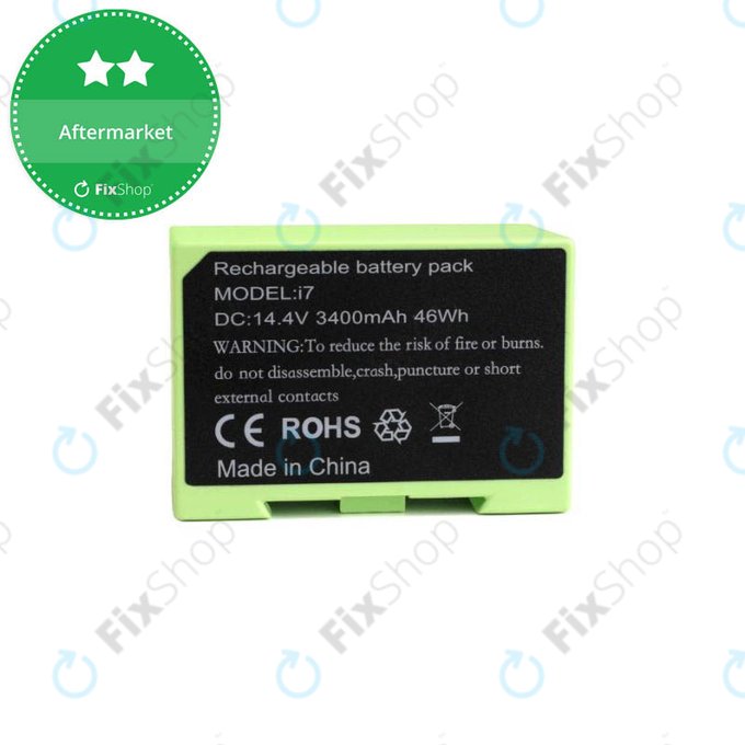 Bateria do iRobot Roomba e-seria, i-seria, ABL-D1, 4624864, ABL-D2, Li-Ion, 14,4V 3400mAh