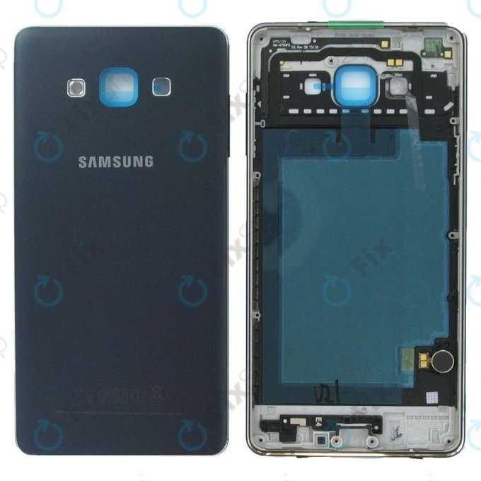 Tylna pokrywa baterii do Samsung A7 A700F, GH96-08413B, Midnight Black, Genuine Service Pack