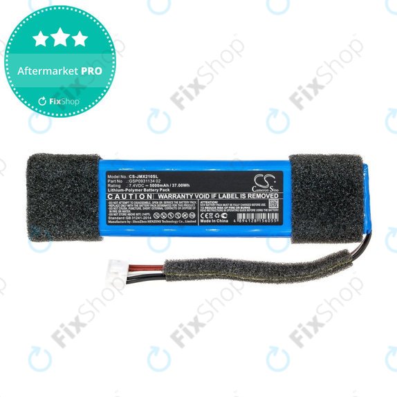 Bateria do JBL Xtreme Splashproof, 5000mAh, Li-Pol, 7.4V, GSP0931134 02, HQ