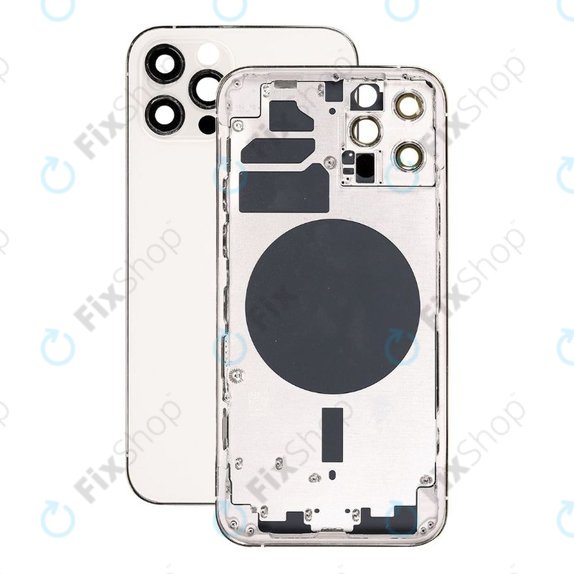Tylna obudowa do iPhone 12 Pro, Srebrny, Silver