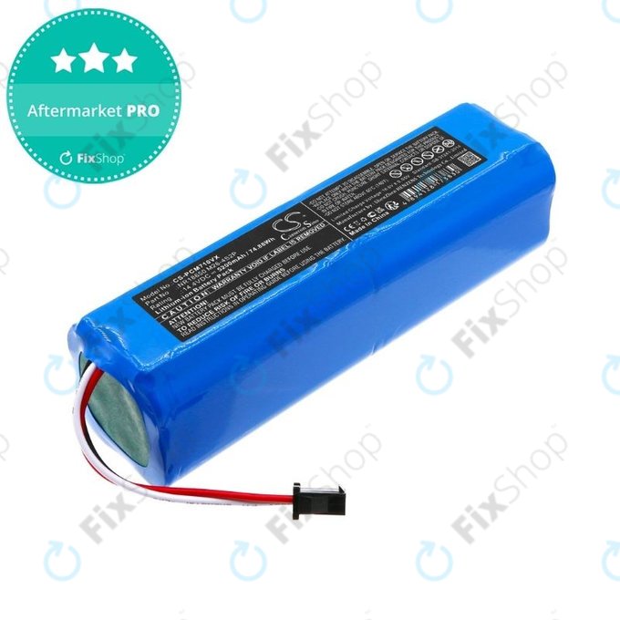 Bateria do Xiaomi EVA, EVE Plus, Viomi S9, Lenovo T1 Pro, Lydsto R1, R1 Pro, S1, S1 Pro, NR18650 M26-4S2P, SUN-INTE-181, H18650CH-4S2P Li-Ion 14,4V 5200mAh HQ
