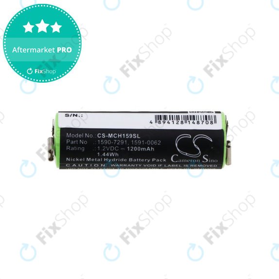 Bateria do Moser Chromini 1591, Ermila Bella 1590, 1200mAh, Ni-MH, 1.2V, 1590-7291, HQ