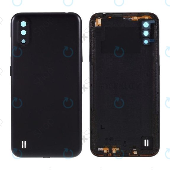 Tylna pokrywa baterii do Samsung A01 A015F, Czarny, Black