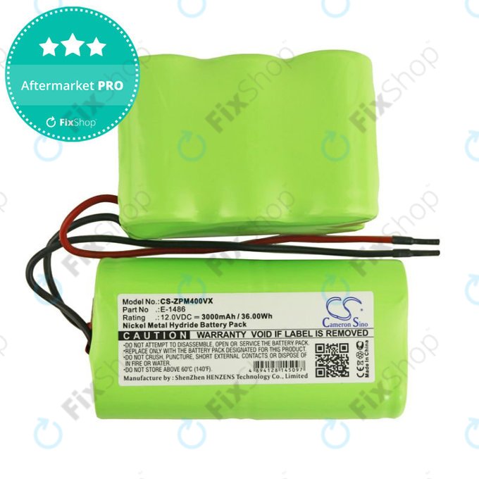 Bateria do Zepter PWC 400 Turbohandy, 3000mAh, Ni-MH, 12V, E-1486, HQ