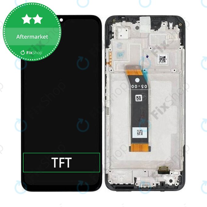 Wyświetlacz do Xiaomi Redmi 10 5G 22041219G, 22041219NY, Ekran dotykowy z ramką, TFT