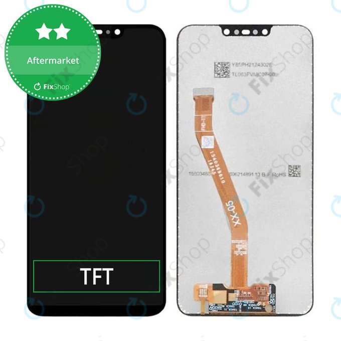 Wyświetlacz do Huawei P Smart Plus (Nova 3i), Ekran dotykowy bez ramki, TFT