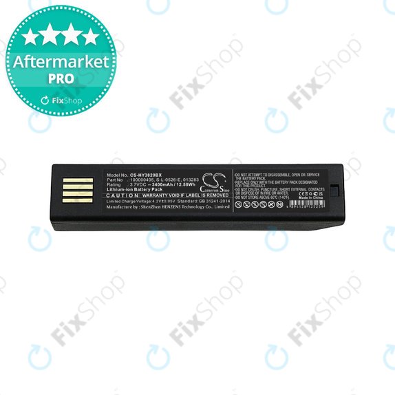 Bateria do Honeywell 1202g, 1452G, 1472G, 1902GHD/GSR, 1911i, 1981i, 3820/i, 4620, 4820/i, 5620, 6320, 8675i, Xenon 3820/i, 4820/i, 5620, 6320, 100000495, S-L-0526-E, 013283, 3400mAh, HQ