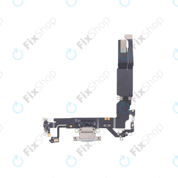 Zlacze ladowania + Flex Cable do iPhone 17, White