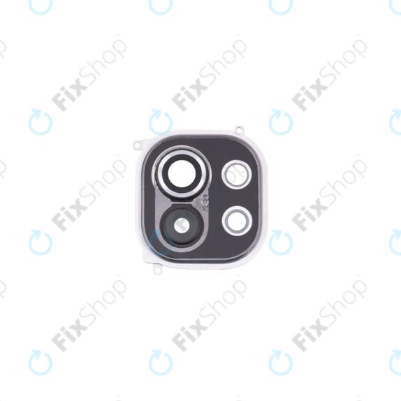 Szklo obiektywu tylnej kamery z ramka do Xiaomi Mi 11 M2011K2G, Midnight Gray, 56000J00K200, Genuine Service Pack
