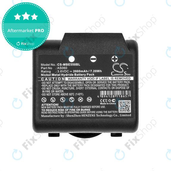 Bateria do Imet BE5500, 2000mAh, Ni-MH, 3.6V, AS060, HQ