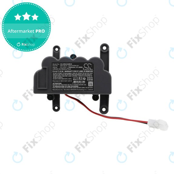 Bateria do Hoover ATV324LD 1011, UNP324RM 1001, 2500mAh, Li-Ion, 32.4V, 48019919, HQ