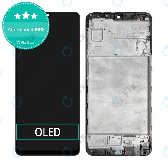 Wyświetlacz OLED do Samsung M32 M325F, Ekran dotykowy z ramką