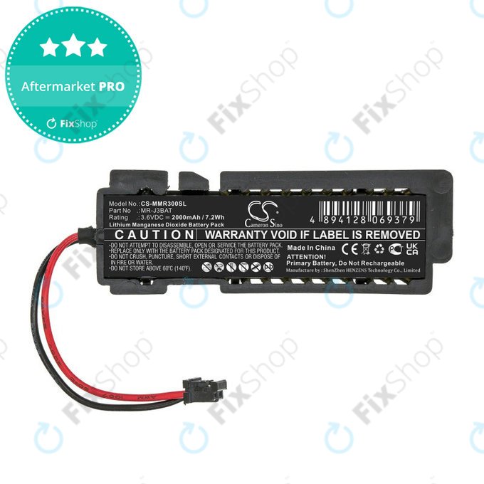 Bateria do Mitsubishi Melservo MR-J3, 2000mAh, Li-MnO2, 3.6V, MR-J3BAT, HQ