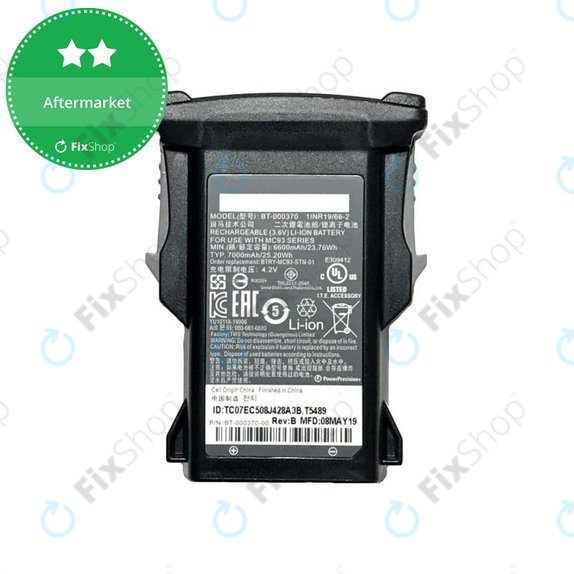 Bateria do Zebra MC9300, 6600mAh