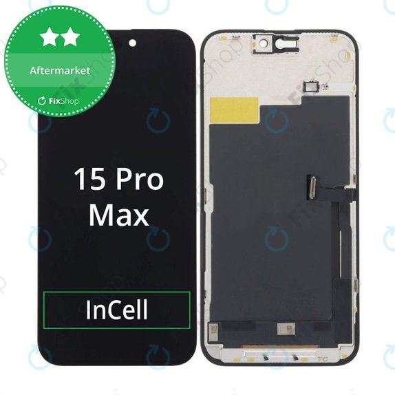Wyświetlacz In-Cell HD+ dla iPhone 15 Pro Max, Ekran dotykowy z ramką