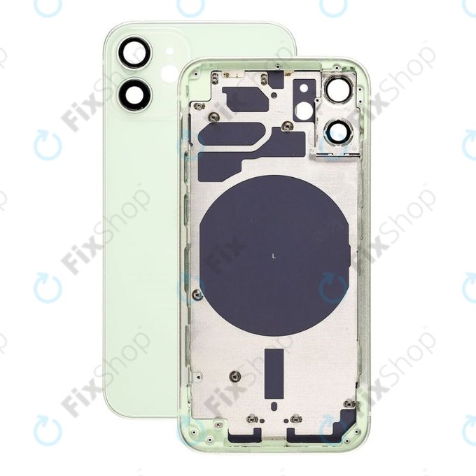 Tylna obudowa do iPhone 12 Mini, Zielony, Green