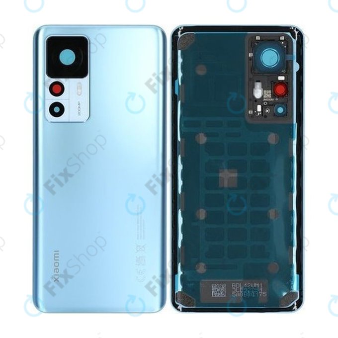 Tylna pokrywa baterii do Xiaomi 12T Pro 22081212UG, 560007L12U00, Niebieski, Blue, Genuine Service Pack