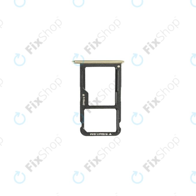 Tacka SIM/SD do Huawei P9 Lite | Zloty | Gold