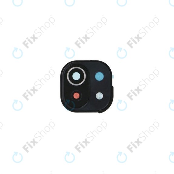 Szklo obiektywu tylnej kamery z ramka do Xiaomi Mi 11 Lite 5G, Truffle Black