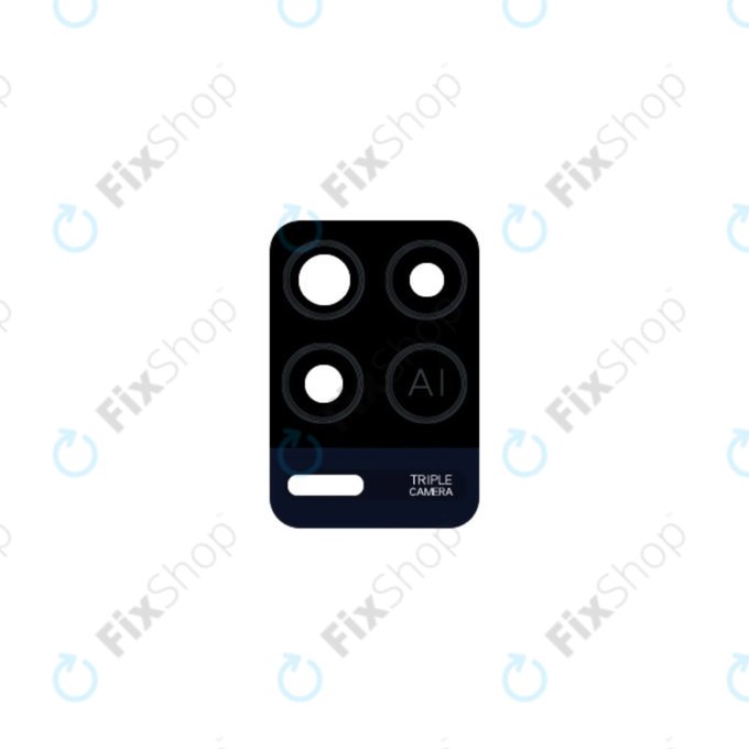 Szklo obiektywu tylnej kamery do Oppo A54 CPH2239, Crystal Black