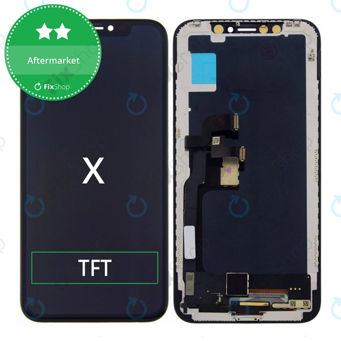 Wyświetlacz dla iPhone X, Ekran dotykowy z ramką