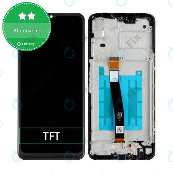 Wyświetlacz do Samsung A22 5G A226B, Ekran dotykowy z ramką, TFT