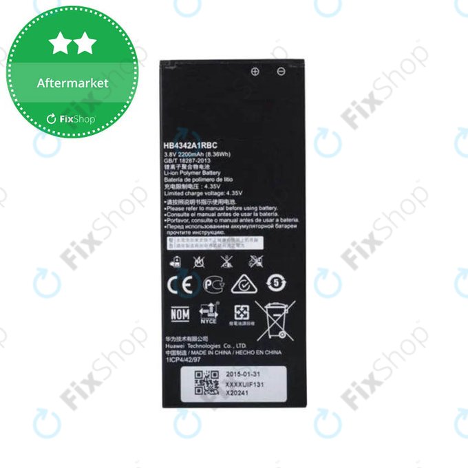 Bateria do Huawei Y6, HB4342A1RBC, 2200mAh