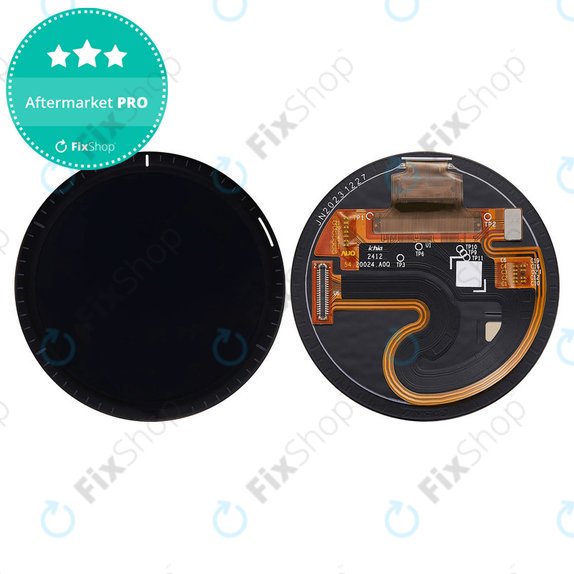Wyświetlacz OLED + szybka dotykowa bez ramki (Black) do Garmin Forerunner 965