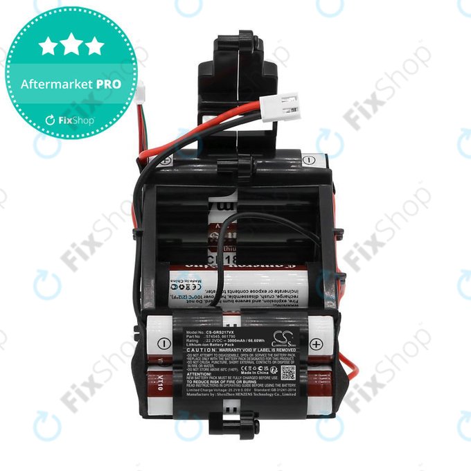Bateria do Gorenje 568211, SVC216F, 3000mAh, Li-Ion, 22.2V, 574545, HQ