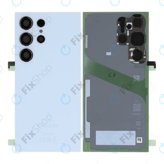 Tylna pokrywa baterii do Samsung S24 Ultra S928B, GH82-33349F, Titanium Blue, Genuine Service Pack