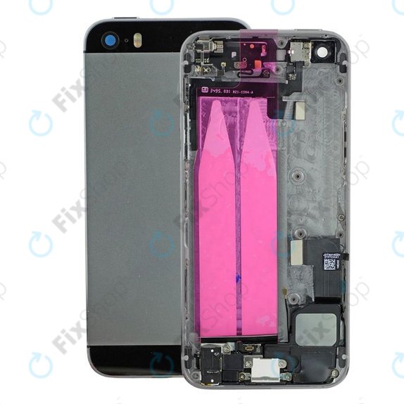Tylna obudowa z malymi czesciami do iPhone SE, Space Gray