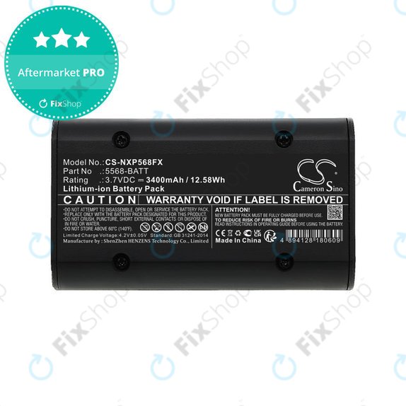 Bateria do Nightstick 5566, 5568, 3400mAh, Li-Ion, 3.7V, 5568-BATT, HQ