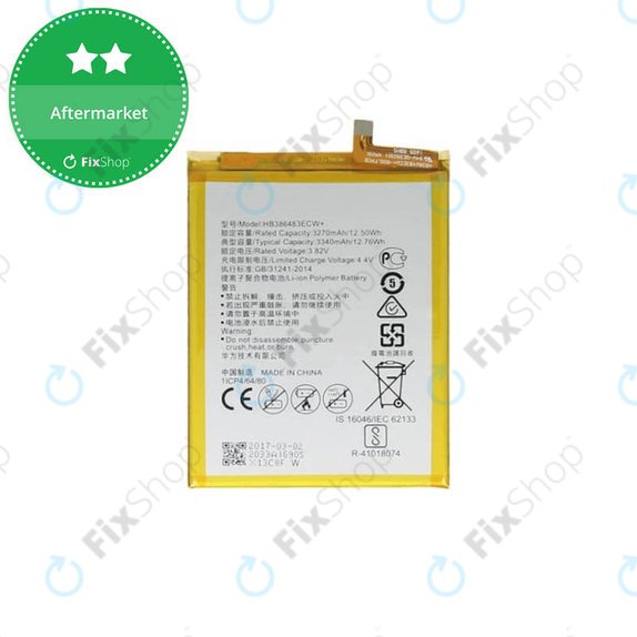 Bateria do Huawei Honor 6X (BLN-L21), HB386483ECW, 3340mAh