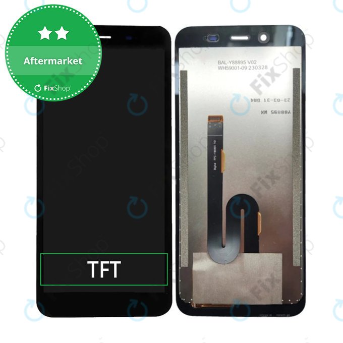 Wyświetlacz do Ulefone Power Armor 16 Pro, Ekran dotykowy bez ramki, TFT