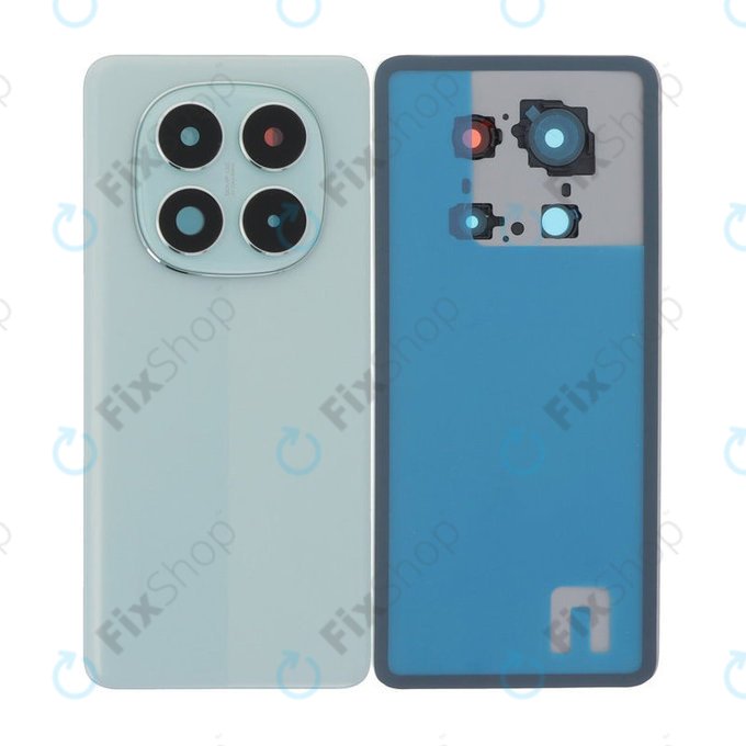 Tylna pokrywa baterii z kompletnym montażem do Xiaomi Redmi Note 14 Pro 5G 24090RA29G, Zielony, Green