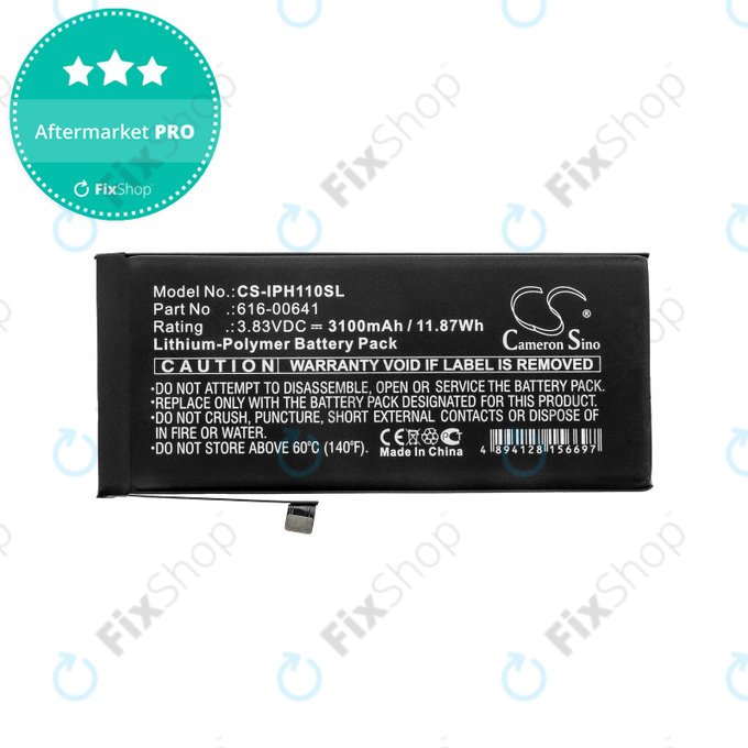 Bateria do iPhone 11, 616-00641, 3100mAh, HQ