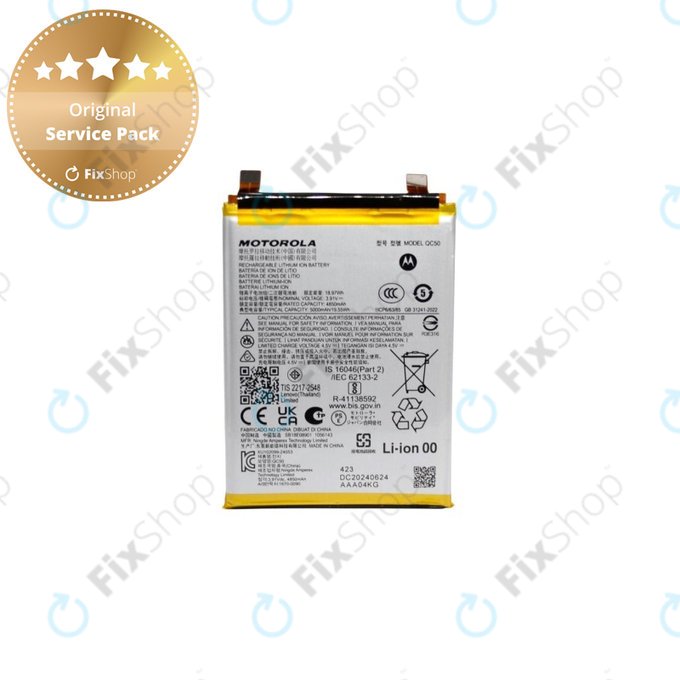 Bateria do Motorola Edge 50 Ultra, QV45, 4500mAh, SB18D97987, Genuine Service Pack