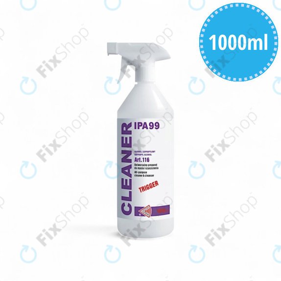 Izopropanol 99%, 1000 ml, z rozpylaczem, Cleanser IPA