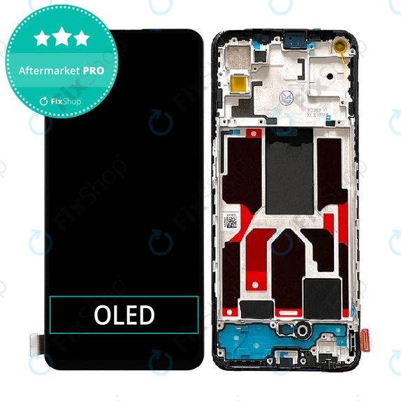 Wyświetlacz OLED do OnePlus Nord CE 5G, Ekran dotykowy z ramką