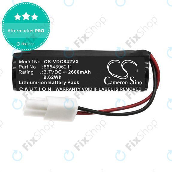 Bateria do Vileda Quick & Clean, 2600mAh, Li-Ion, 3.7V, 8654396211, HQ