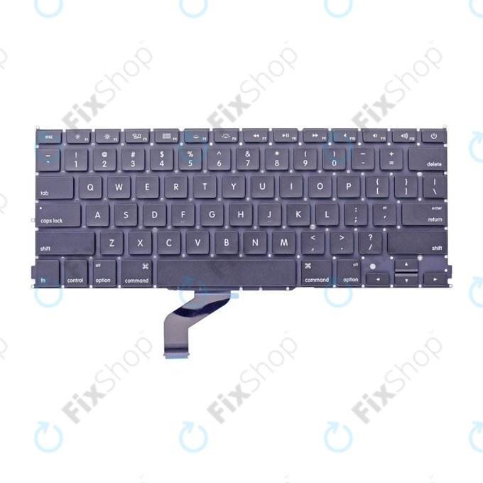 Klawiatura US do MacBook Pro 13" A1425, Koniec 2012 - Początek 2013