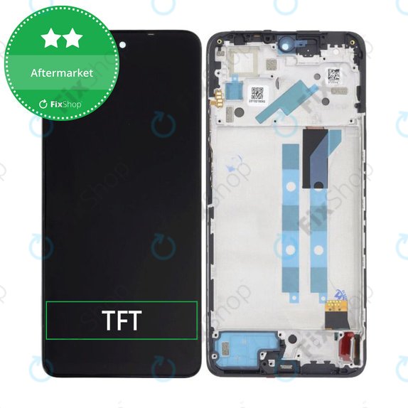Wyświetlacz do Xiaomi Redmi Note 12 Pro 4G 2209116AG, Ekran dotykowy z ramką, TFT